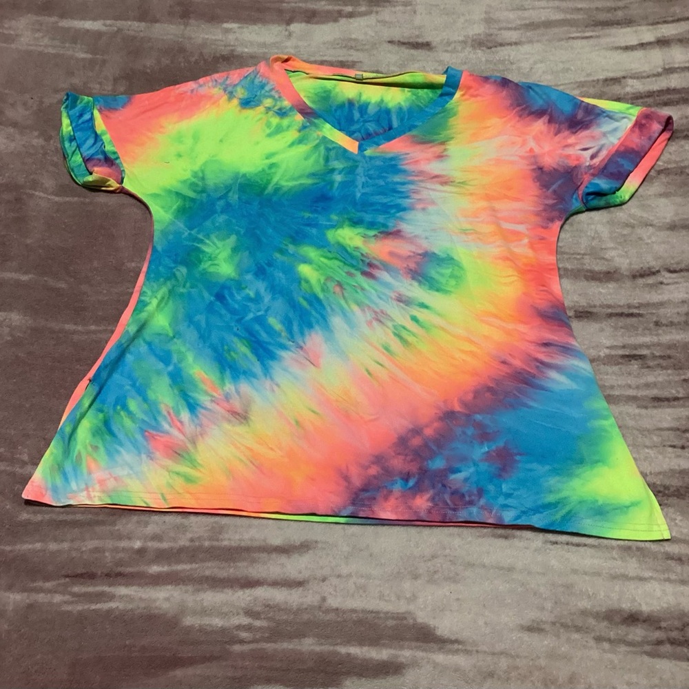 Vibrant Tie-Dye Kids Shirt